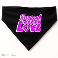 Spread Some Love Retro USA-Made Doggie Bandana thumb 0