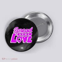Spread Some Love Retro Button thumb 0