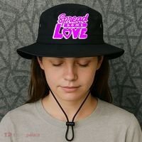 Spread Some Love Retro Bucket Hat thumb 3