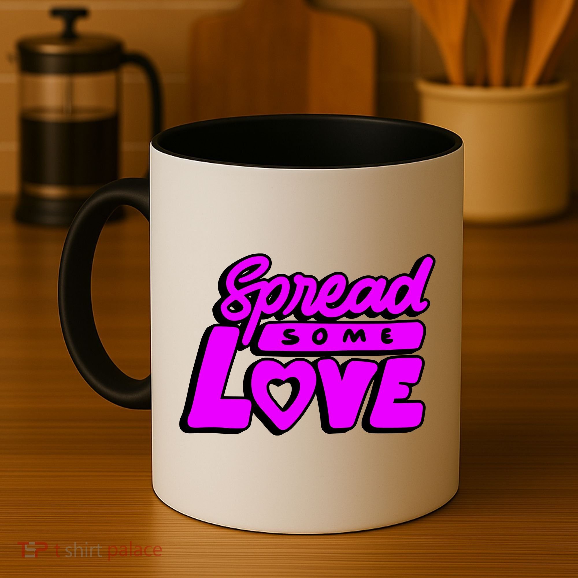 Spread Some Love Retro Coffee Mug