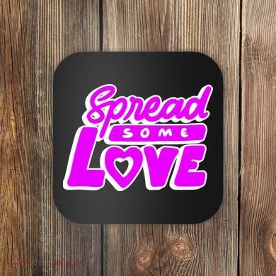 Spread Some Love Retro Coaster