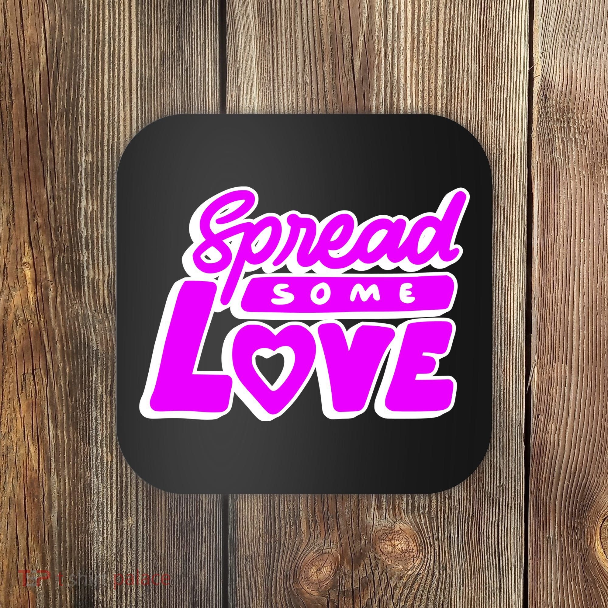 Spread Some Love Retro Coaster