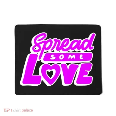 Spread Some Love Retro Mousepad
