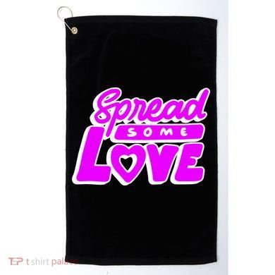 Spread Some Love Retro Golf Towel