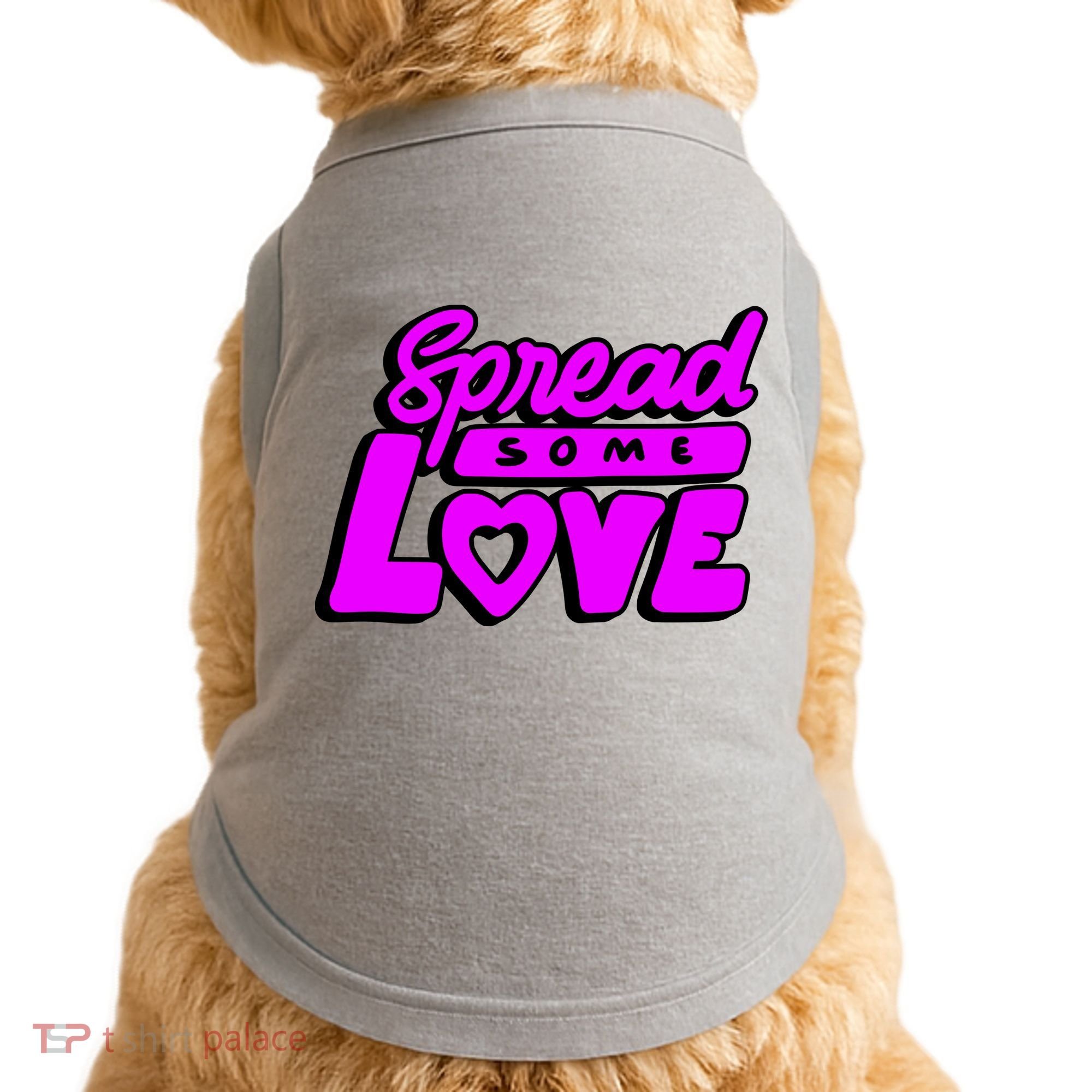 Spread Some Love Retro Doggie Tank