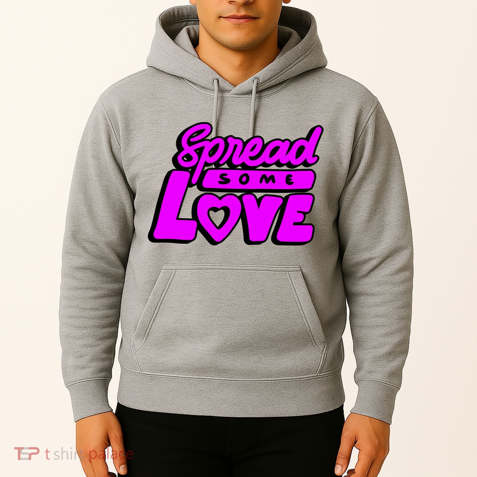 Spread Some Love Retro Hoodie
