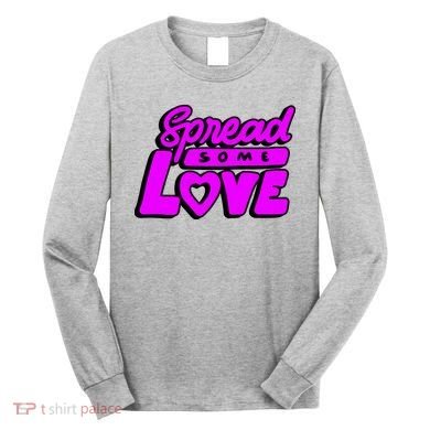 Spread Some Love Retro Long Sleeve Shirt