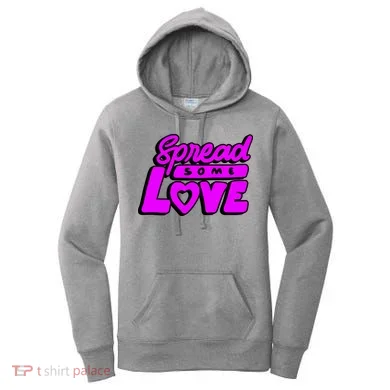 Spread Some Love Retro Women's Hoodie