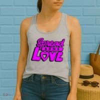 Spread Some Love Retro Women's Tank Top thumb 2