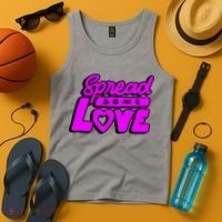 Spread Some Love Retro Tank Top thumb 4