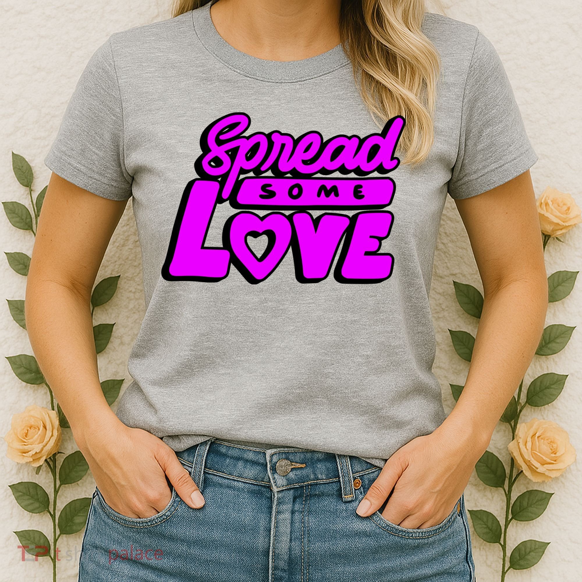 Spread Some Love Retro Women's T-Shirt