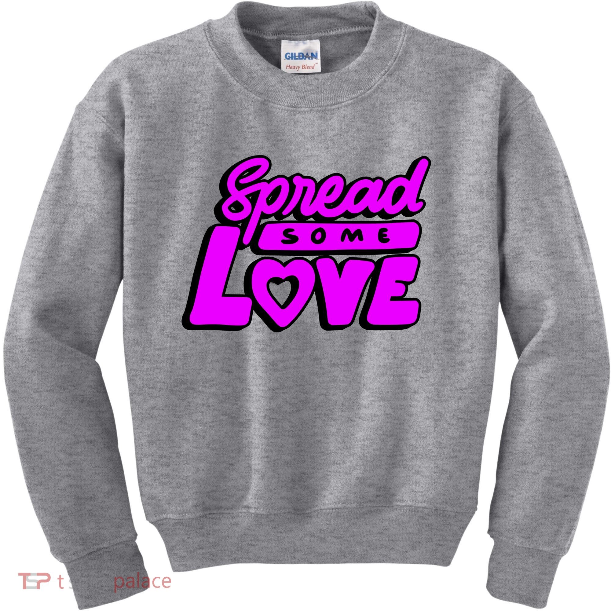 Spread Some Love Retro Kids Sweatshirt