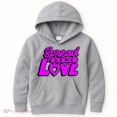 Spread Some Love Retro Kids Hoodie