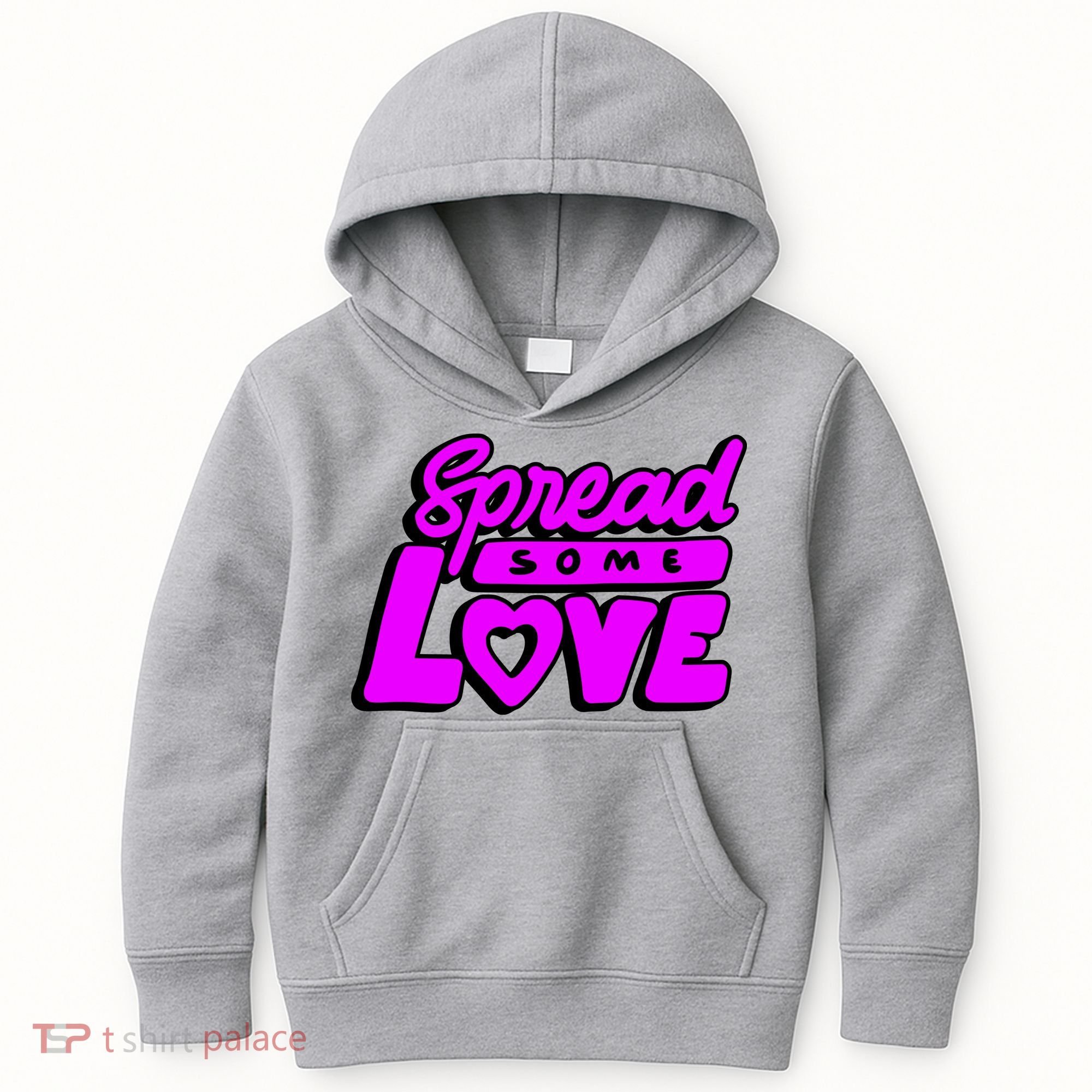 Spread Some Love Retro Kids Hoodie