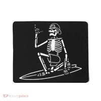 Skeleton Surfing Lazy Halloween Costume Skull Bones Surfer Mousepad thumb 0