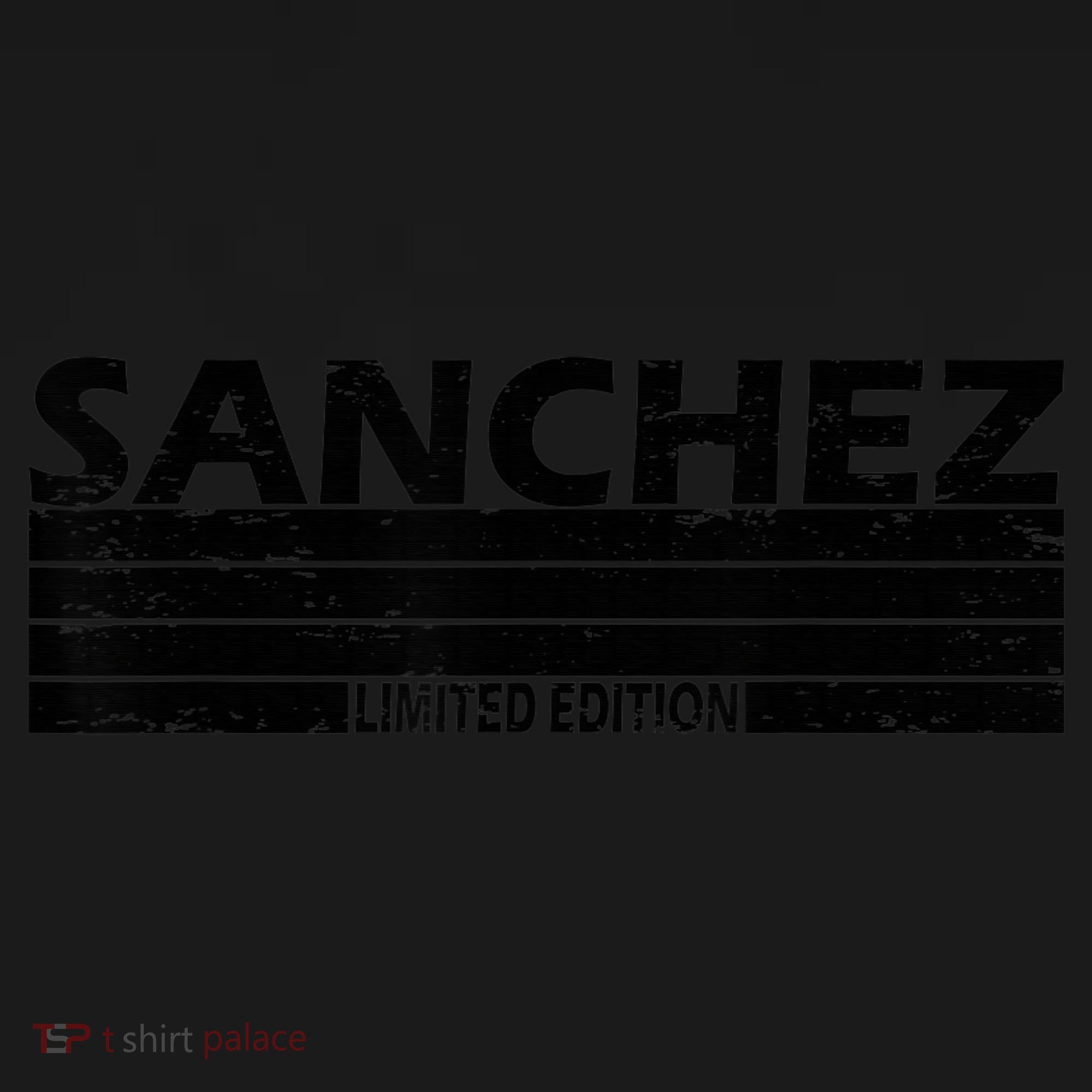 Sanchez Surname Limited Edition Retro Vintage Style Sunset T-Shirt