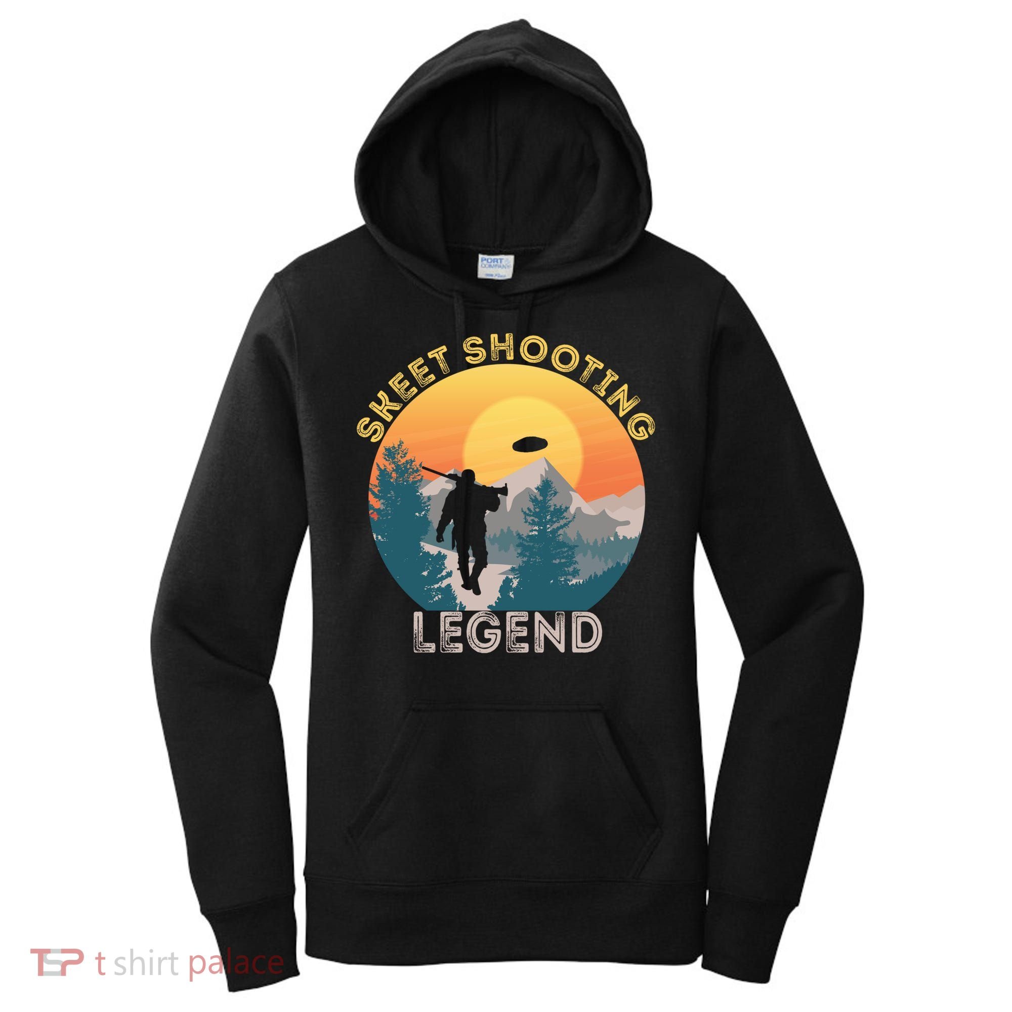 Skeet Shooting Legend Skeet Trap Clay Outdoor Sports Lover Cool Gift Women's Hoodie