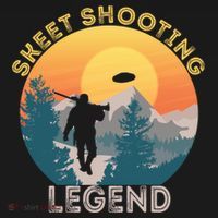 Skeet Shooting Legend Skeet Trap Clay Outdoor Sports Lover Cool Gift Women's Hoodie thumb 2