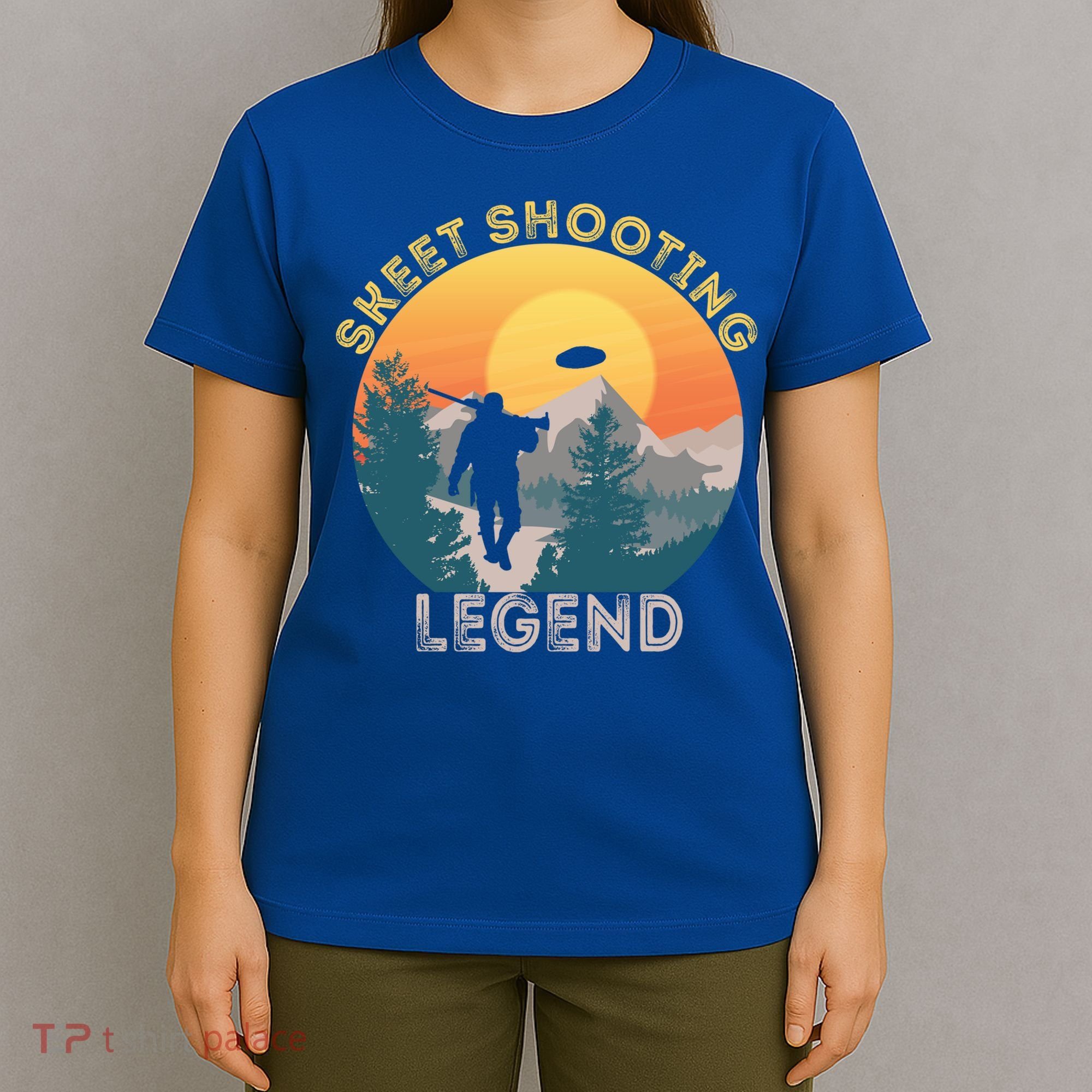 Skeet Shooting Legend Skeet Trap Clay Outdoor Sports Lover Cool Gift T-Shirt