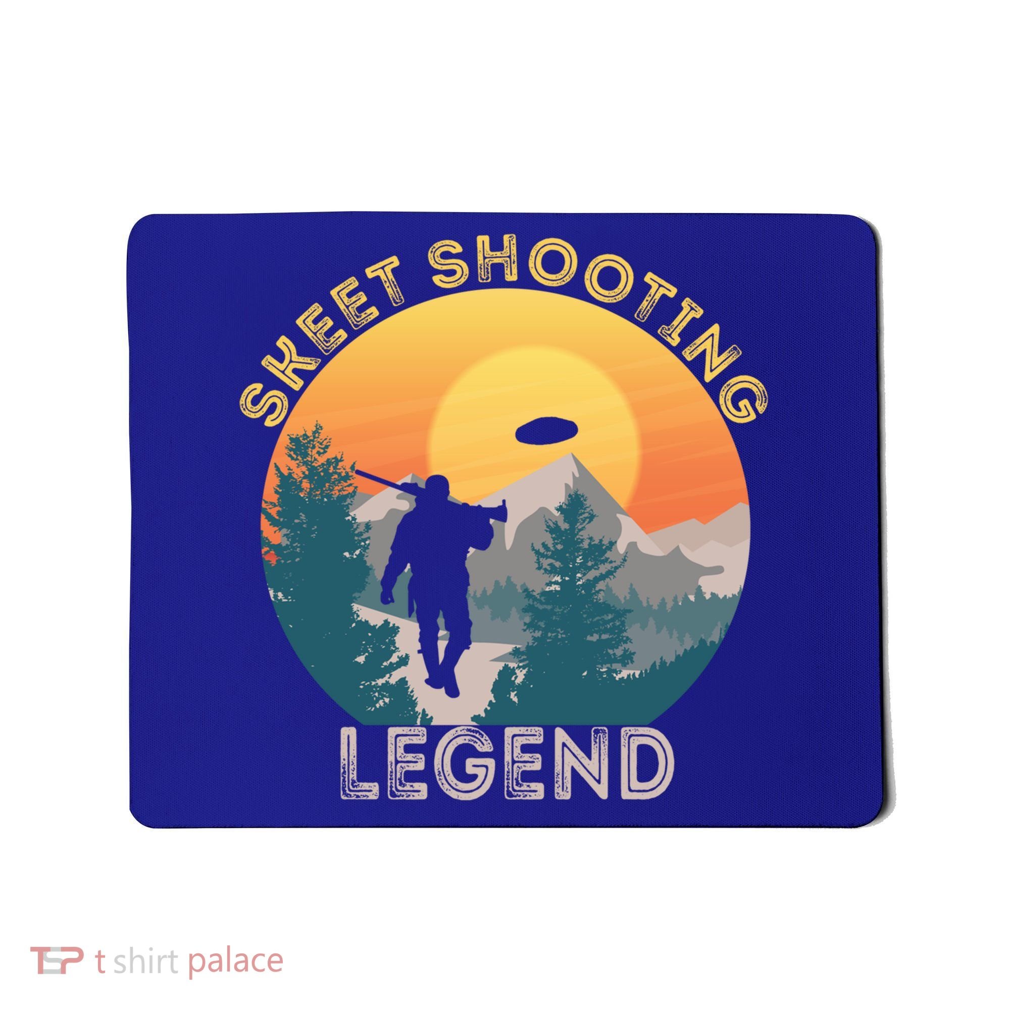 Skeet Shooting Legend Skeet Trap Clay Outdoor Sports Lover Cool Gift Mousepad