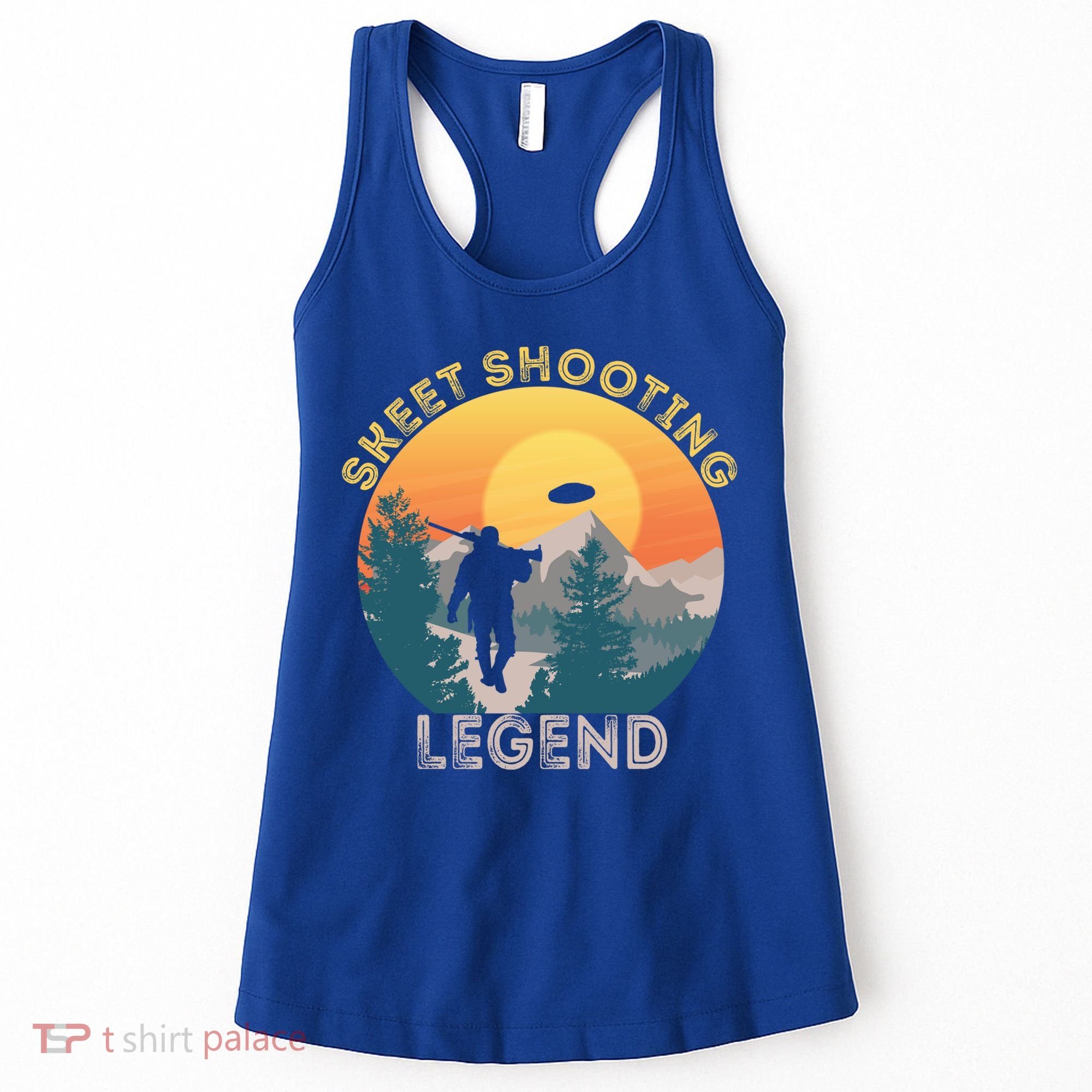 Skeet Shooting Legend Skeet Trap Clay Outdoor Sports Lover Cool Gift Women's Tank Top