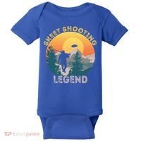 Skeet Shooting Legend Skeet Trap Clay Outdoor Sports Lover Cool Gift Baby Bodysuit thumb 0
