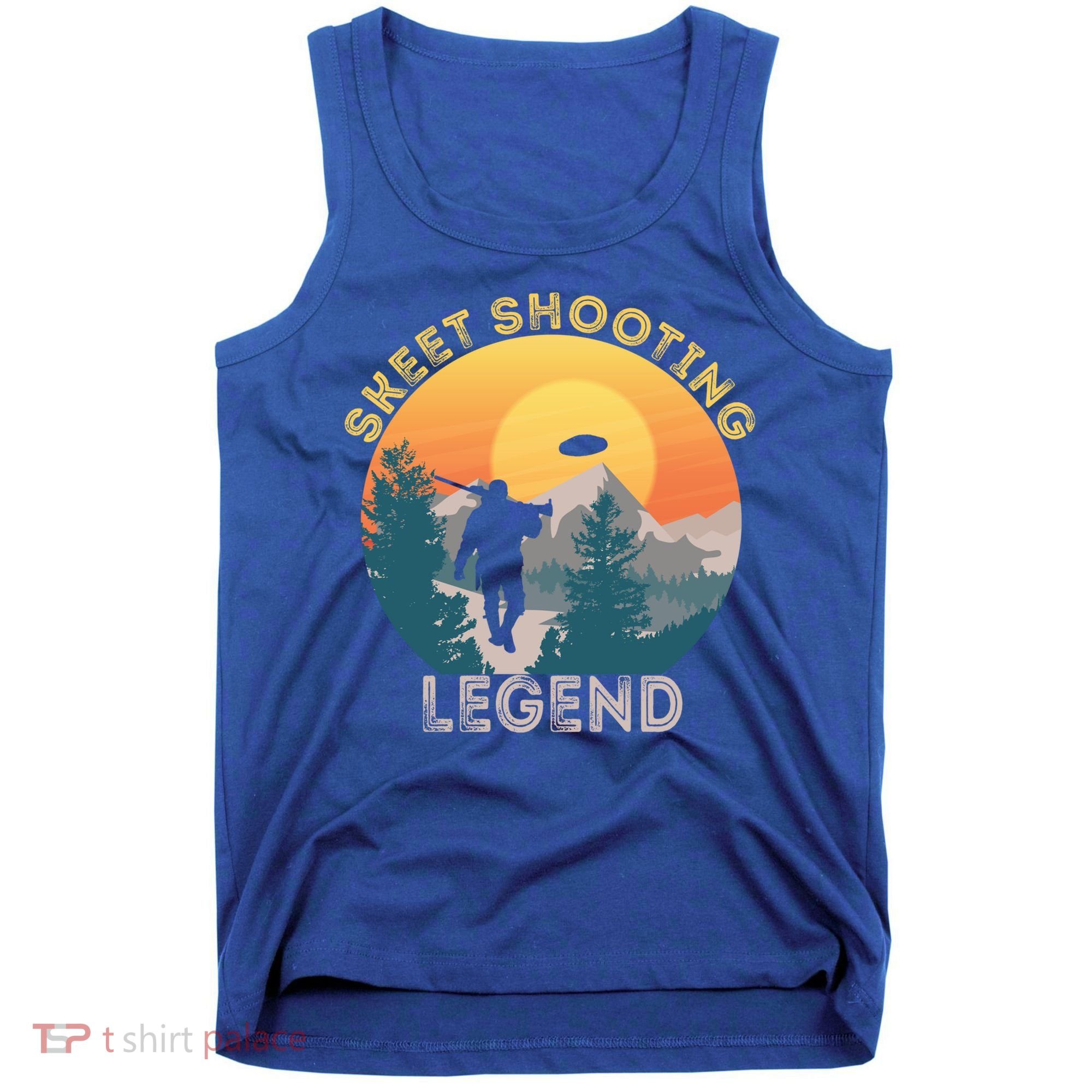 Skeet Shooting Legend Skeet Trap Clay Outdoor Sports Lover Cool Gift Tank Top
