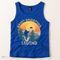 Skeet Shooting Legend Skeet Trap Clay Outdoor Sports Lover Cool Gift Tank Top thumb 2