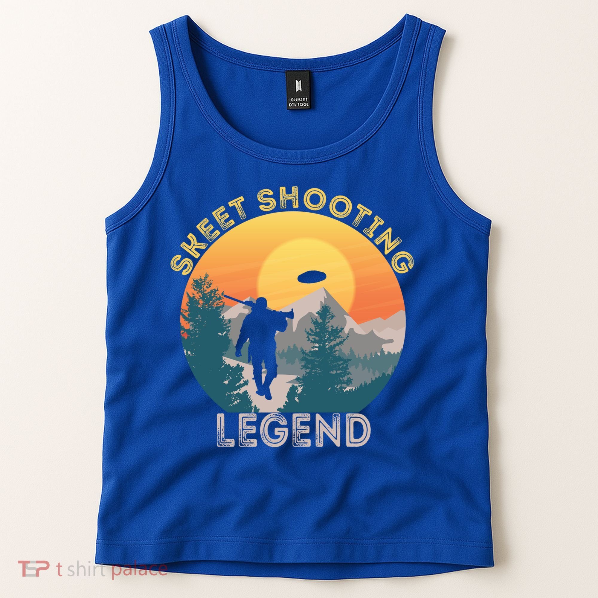 Skeet Shooting Legend Skeet Trap Clay Outdoor Sports Lover Cool Gift Tank Top