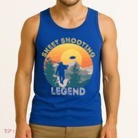 Skeet Shooting Legend Skeet Trap Clay Outdoor Sports Lover Cool Gift Tank Top thumb 3