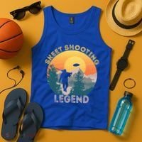 Skeet Shooting Legend Skeet Trap Clay Outdoor Sports Lover Cool Gift Tank Top thumb 4