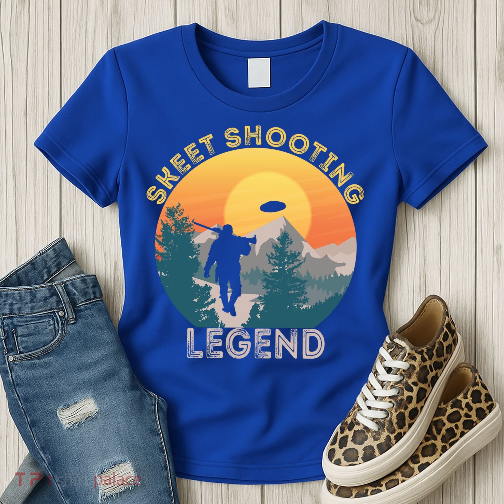 Skeet Shooting Legend Skeet Trap Clay Outdoor Sports Lover Cool Gift Women's T-Shirt