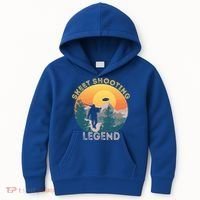 Skeet Shooting Legend Skeet Trap Clay Outdoor Sports Lover Cool Gift Kids Hoodie thumb 0