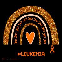 Support Squad #Leukemia Orange Ribbon Rainbow Coffee Mug thumb 5