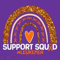 Support Squad #Leukemia Orange Ribbon Rainbow Visor thumb 3