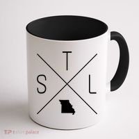 Stl St Louis Missouri 314 Funny Gift Coffee Mug thumb 1