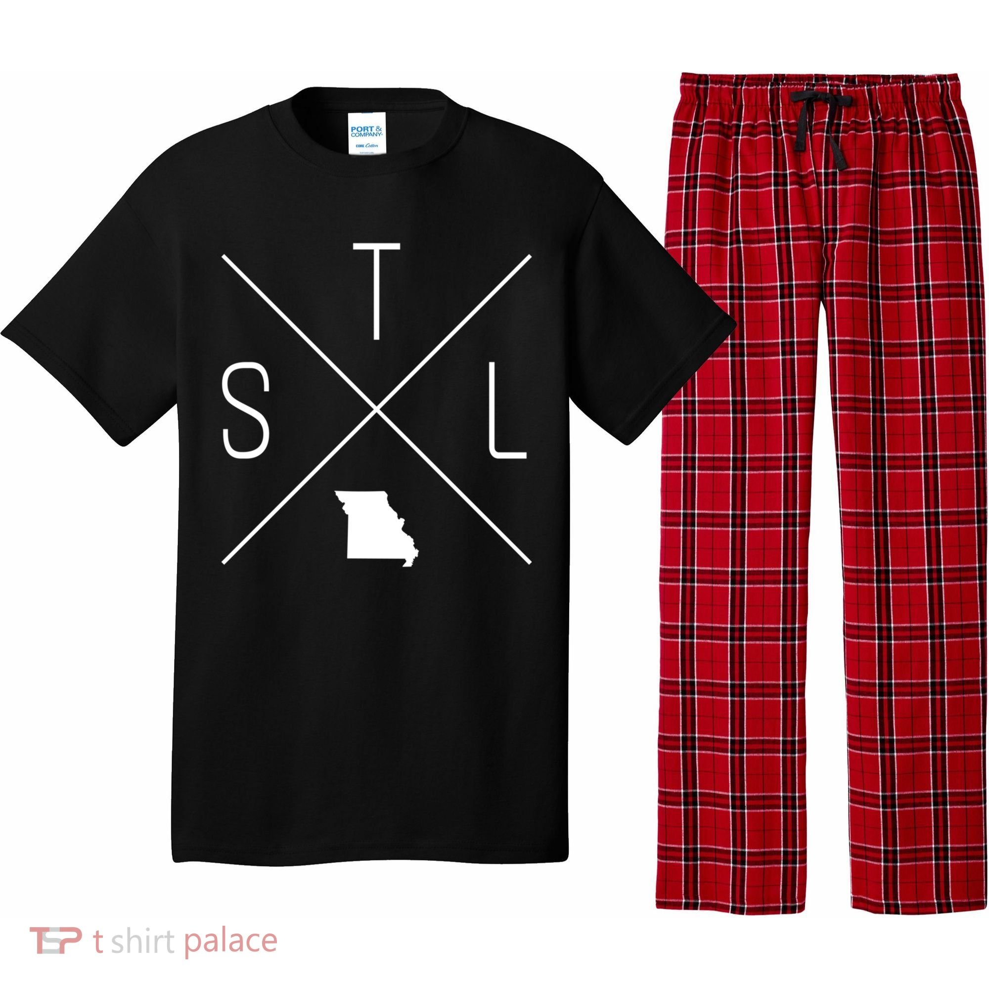 Stl St Louis Missouri 314 Funny Gift Pajama Set