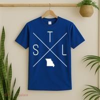 Stl St Louis Missouri 314 Funny Gift T-Shirt thumb 2