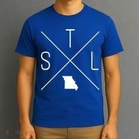 Stl St Louis Missouri 314 Funny Gift T-Shirt thumb 3