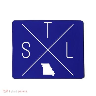 Stl St Louis Missouri 314 Funny Gift Mousepad