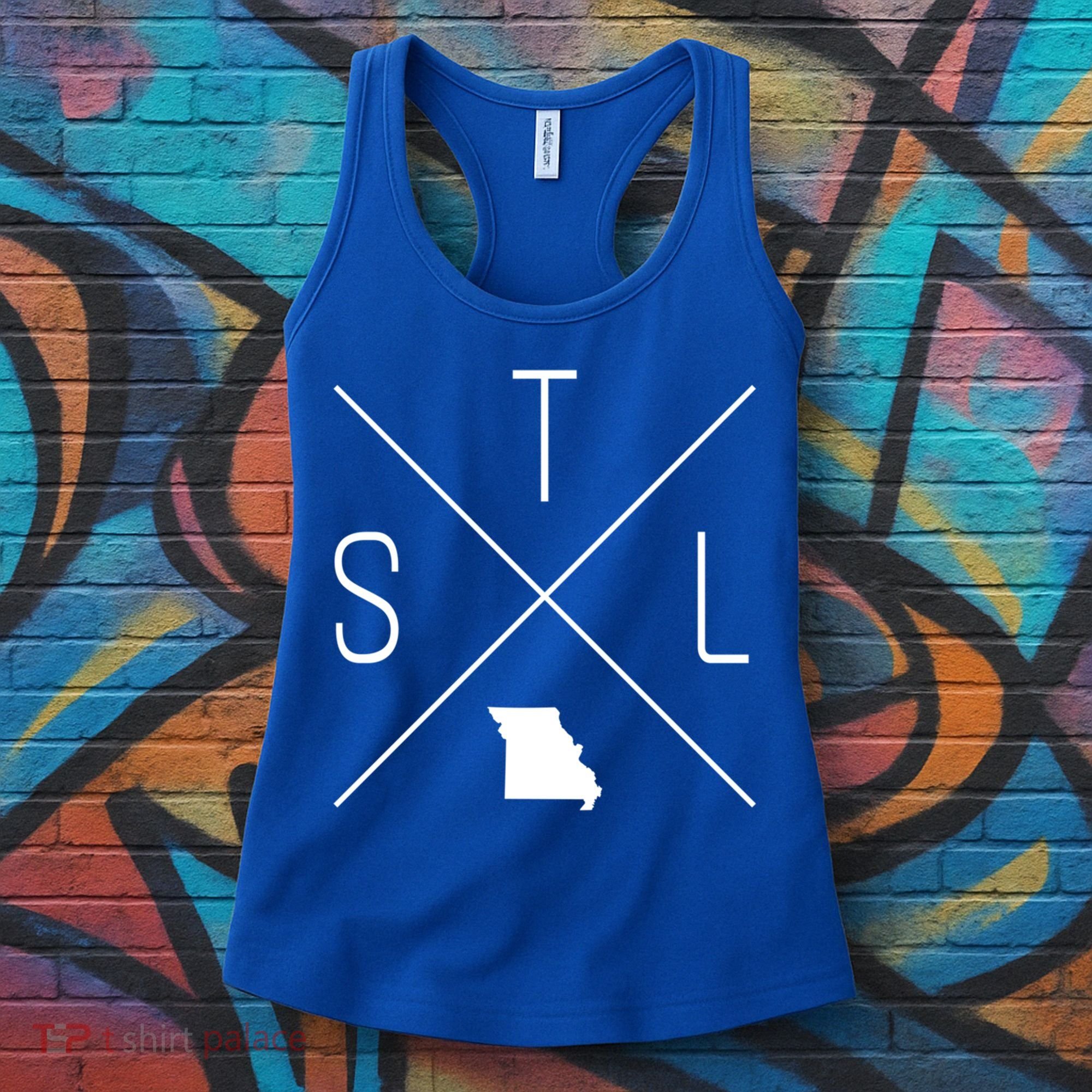 Stl St Louis Missouri 314 Funny Gift Women's Tank Top