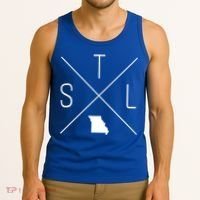 Stl St Louis Missouri 314 Funny Gift Tank Top thumb 3