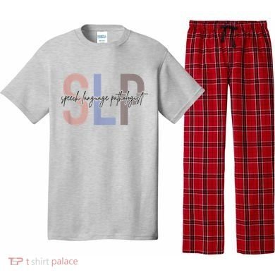 SLP Speech Language Pathologist, Speech Therapy Pajama Set