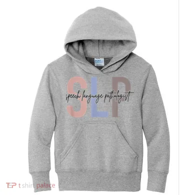 SLP Speech Language Pathologist, Speech Therapy Kids Hoodie