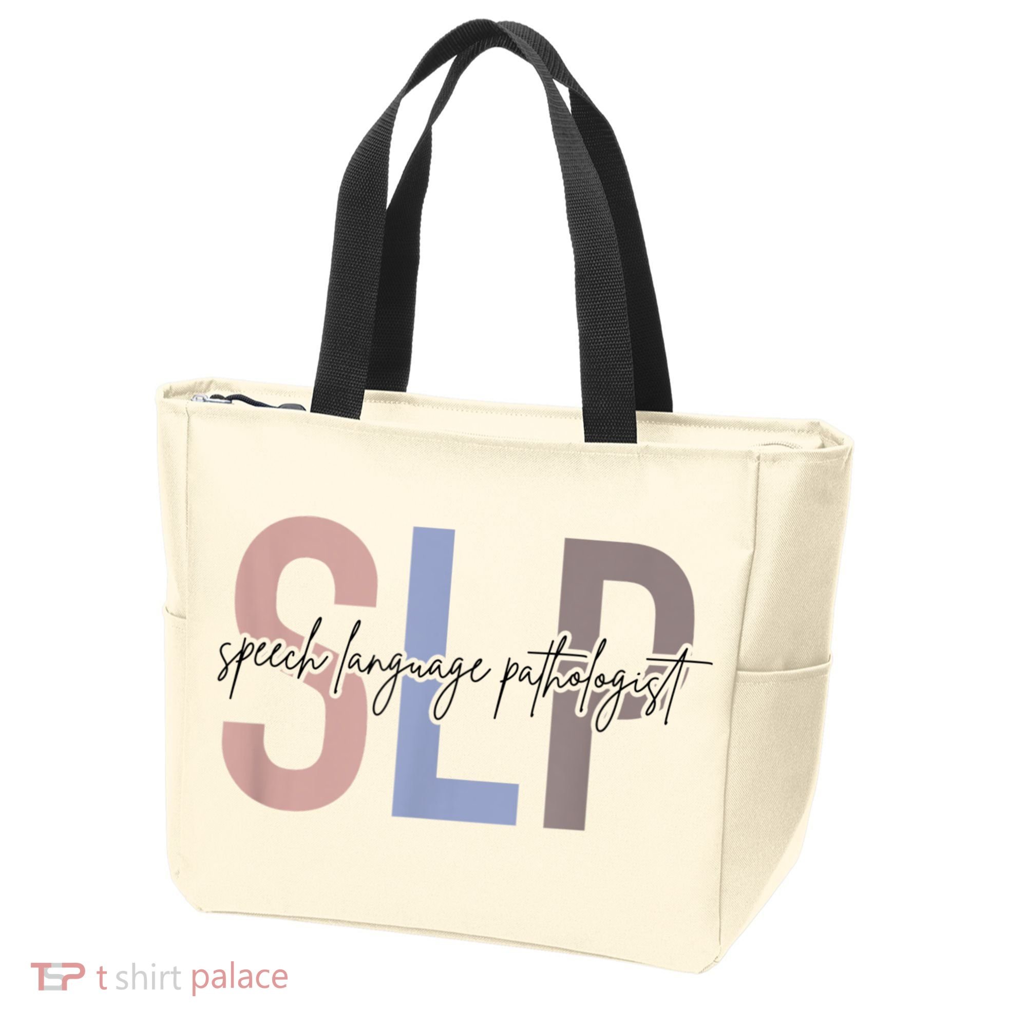 SLP Speech Language Pathologist, Speech Therapy Tote Bag