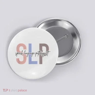 SLP Speech Language Pathologist, Speech Therapy Button