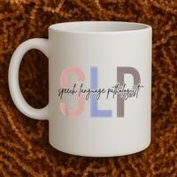 SLP Speech Language Pathologist, Speech Therapy Coffee Mug thumb 2
