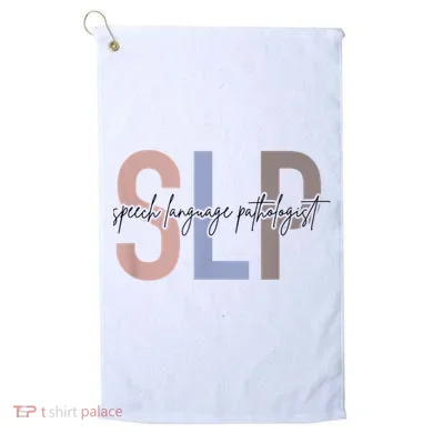 SLP Speech Language Pathologist, Speech Therapy Golf Towel