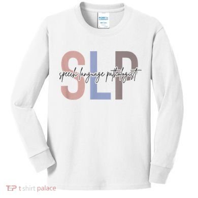 SLP Speech Language Pathologist, Speech Therapy Kids Long Sleeve Shirt