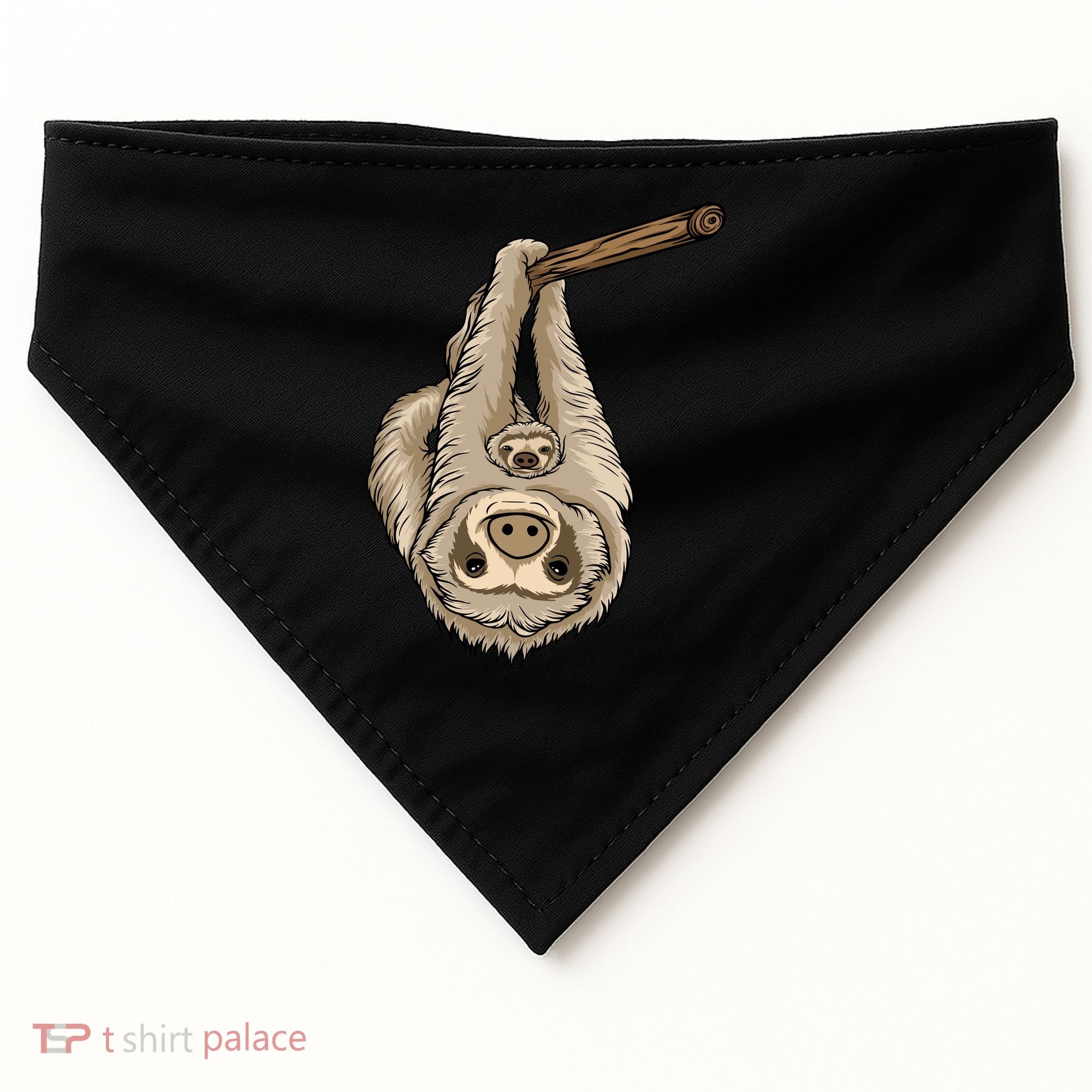 Sloth USA-Made Doggie Bandana
